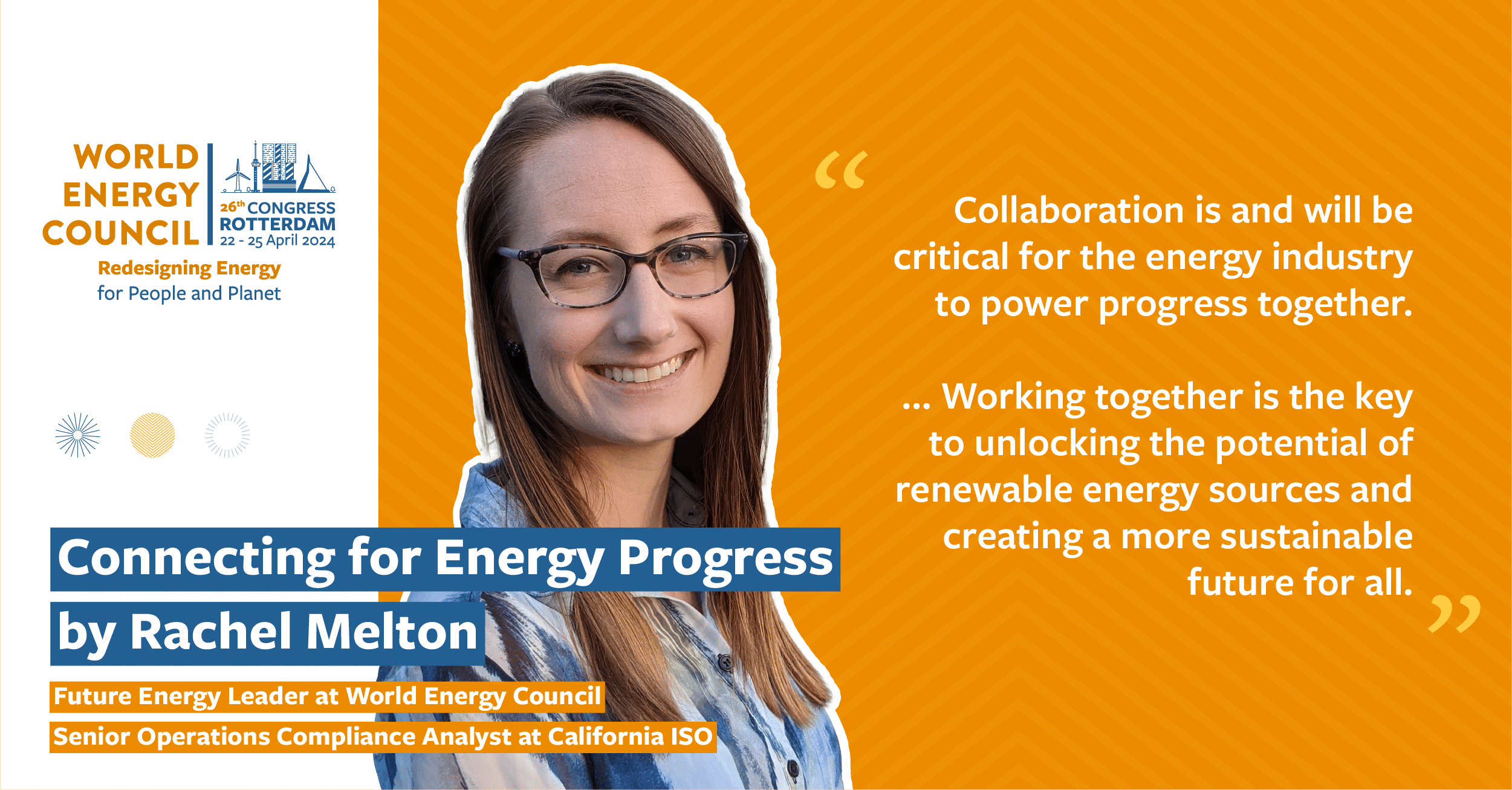 Connecting for Energy Progress by Rachel Melton banner
